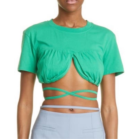 Jacquemus Tops - NWT Jacquemus Le Baci Underwire Crop T-Shirt